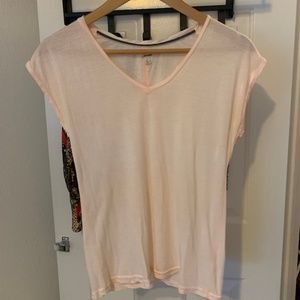 J Brand Light Pink Tee